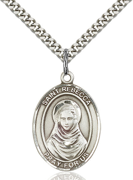 Sterling Silver Saint Rebecca Necklace Set