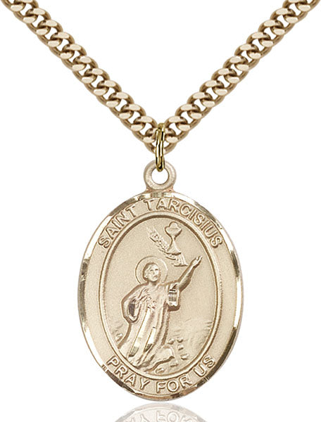 Gold-Filled Saint Tarcisius Necklace Set