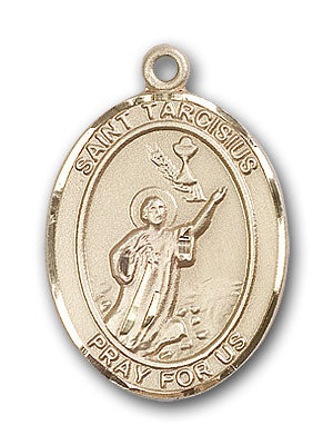 14K Gold Saint Tarcisius Pendant