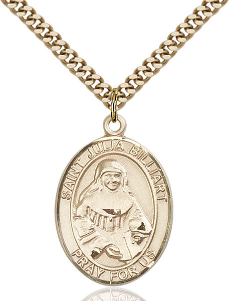 Gold-Filled Saint Julia Billiart Necklace Set