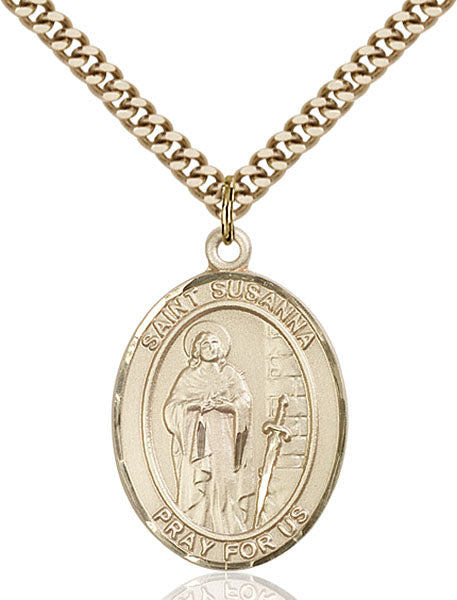 Gold-Filled Saint Susanna Necklace Set