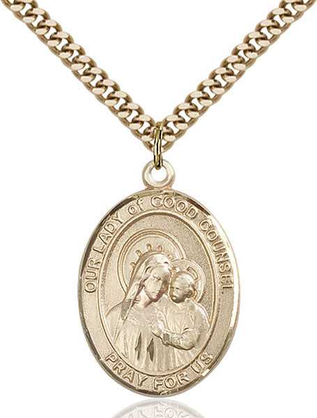 Gold-Filled Our Lady of Good Counsel Necklace Set
