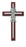 6-inch Cherry Girl Cross Silver