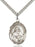 Sterling Silver Saint Bede the Venerable Necklace Set