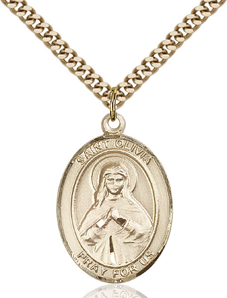 Gold-Filled Saint Olivia Necklace Set