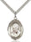 Sterling Silver Saint Luigi Orione Necklace Set