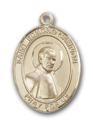 14K Gold Saint Edmund Campion Pendant