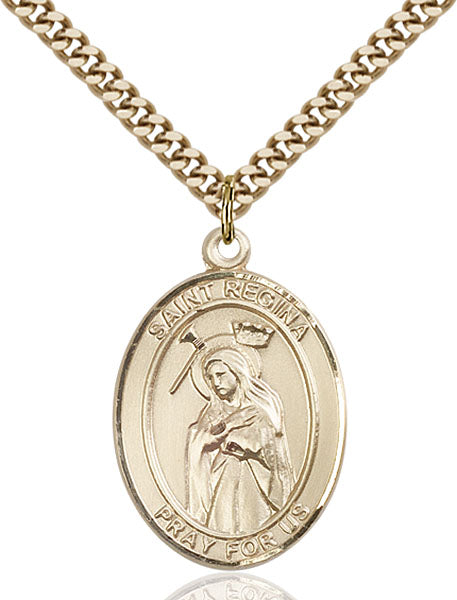 Gold-Filled Saint Regina Necklace Set