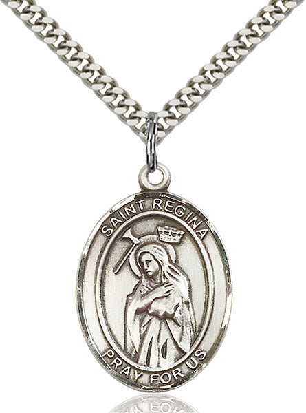 Sterling Silver Saint Regina Necklace Set