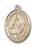14K Gold Saint Catherine of Sweden Pendant
