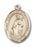 14K Gold Saint Catherine of Alexandria Pendant