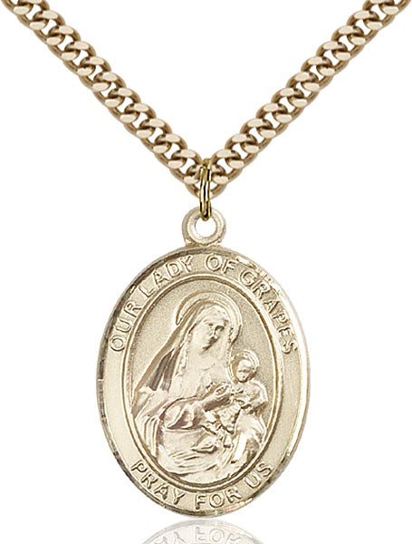 Gold-Filled Our Lady of Grapes Necklace Set
