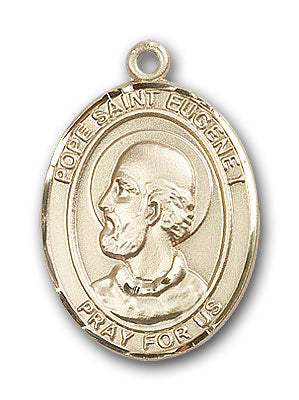 14K Gold Pope Saint Eugene I Pendant