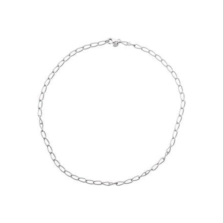 7-inch Knurled Cable Bracelet - Sterling Silver