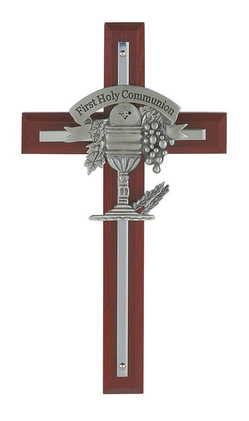 7-inch Cherry Stained Cross