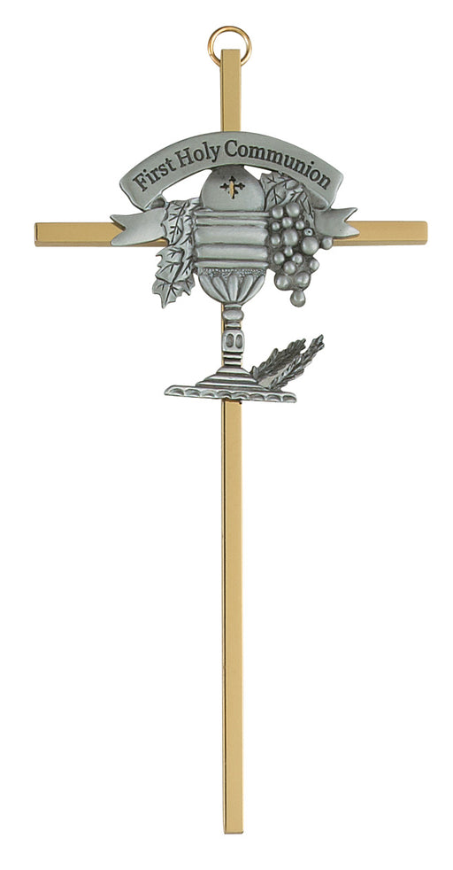 7-inch Sterling Silver Crucifix With Chalice
