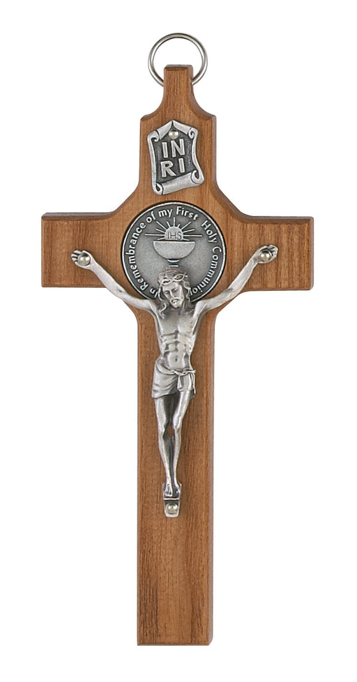 6-inch Walnut Communion Crucifix