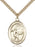 Gold-Filled Saint Christopher Soccer Necklace Set