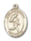 14K Gold Saint Christopher Track&Field Pendant