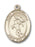 14K Gold Saint Christopher Track&Field Pendant