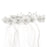 First Communion Organza Corsage Floral Wreath Veil with streamers
