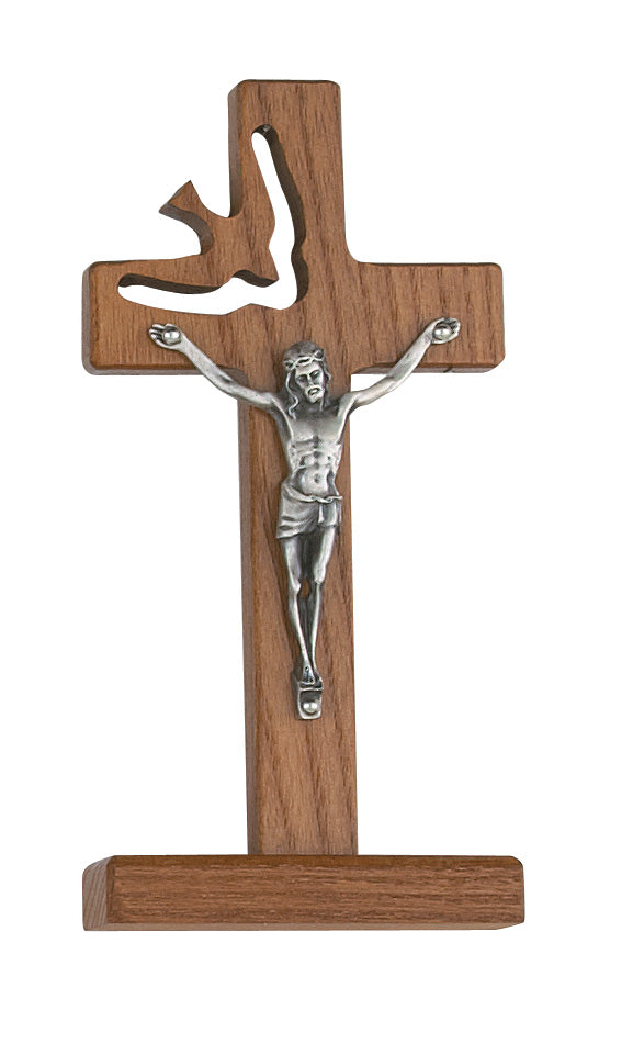 6-inch Walnut Standing Holy Spirit