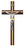 10-inch Cherry Crucifix Gold Inlay