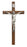 12-inch Beveled Walnut Crucifix