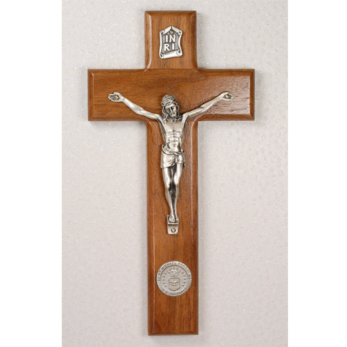 8-inch Walnut Airforce Crucifix
