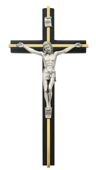 9 1/2X4 1/2-inch Black Crucifix