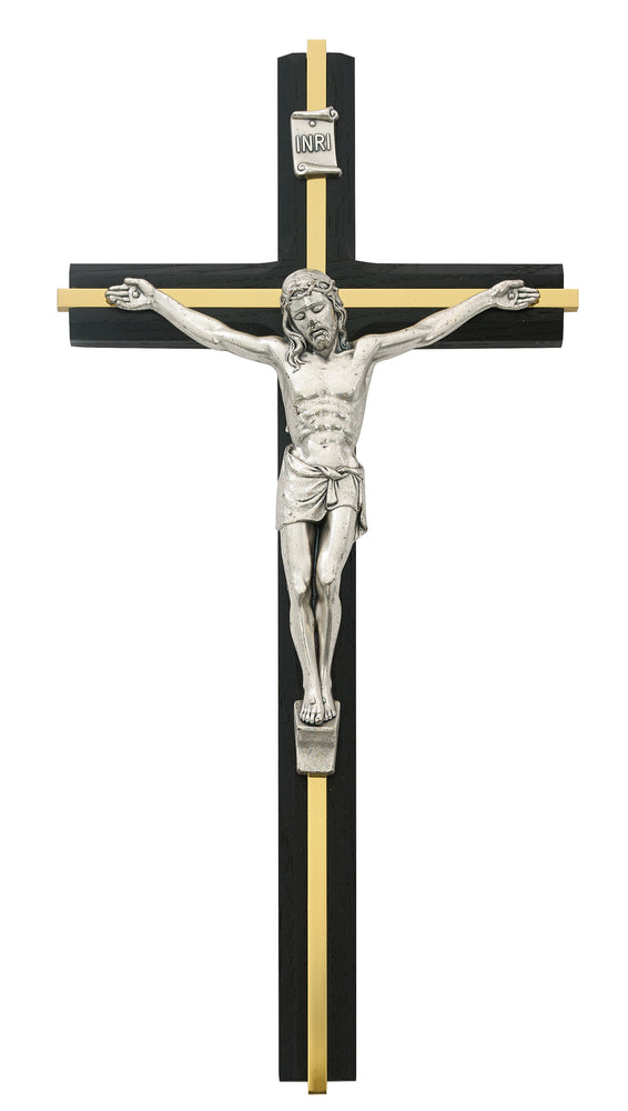 9 1/2X4 1/2-inch Black Crucifix