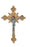 8-inch Sterling Silver Crucifix Red Epoxy