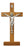8-inch Walnut Stain Stand Crucifix