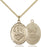 Gold-Filled Saint George Coast Guard Necklace Set
