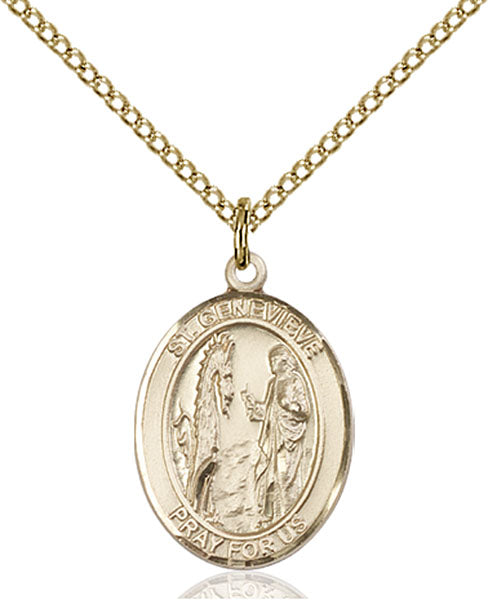 Gold-Filled Saint Genevieve Necklace Set