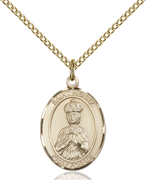 Gold-Filled Saint Henry II Necklace Set