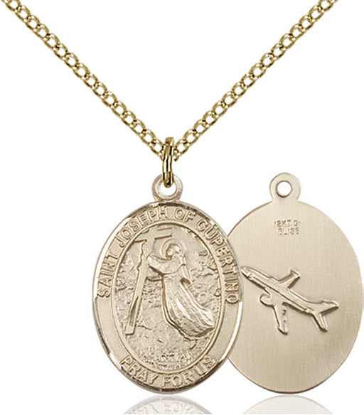 Gold-Filled Saint Joseph of Cupertino Necklace Set