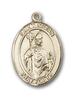 14K Gold Saint Kilian Pendant