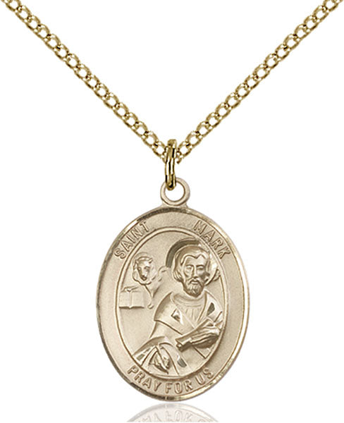 Gold-Filled Saint Mark the Evangelist Necklace Set