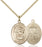 Gold-Filled Saint Michael National Guard Necklace Set