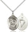 Sterling Silver Saint Michael Paratrooper Necklace Set