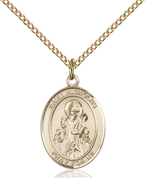Gold-Filled Saint Nicholas Necklace Set