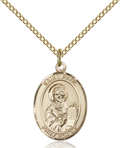 Gold-Filled Saint Paul the Apostle Necklace Set