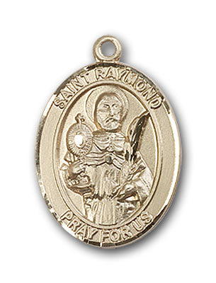 14K Gold Saint Raymond Nonnatus Pendant
