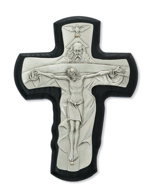 5 1/2-inch Black Trinity Crucifix