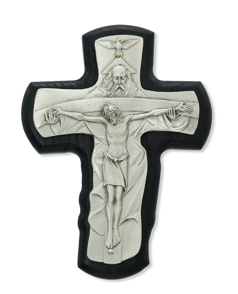 5 1/2-inch Black Trinity Crucifix