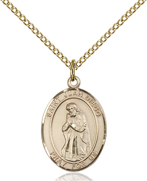 Gold-Filled Saint Juan Diego Necklace Set