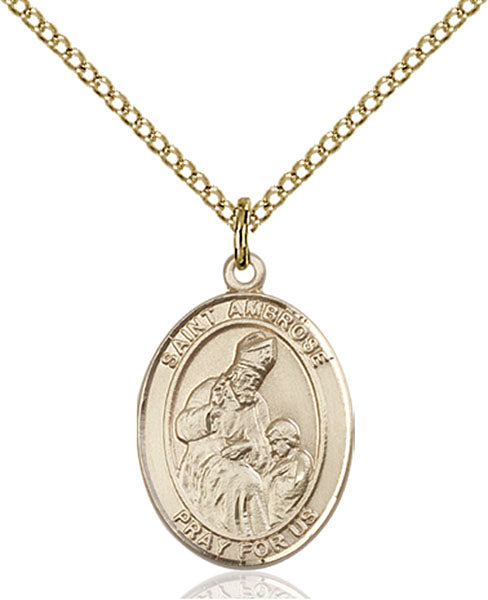 Gold-Filled Saint Ambrose Necklace Set