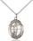 Sterling Silver Saint Christopher Volleyball Necklace Set