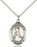 Sterling Silver Saint Christopher Softball Necklace Set